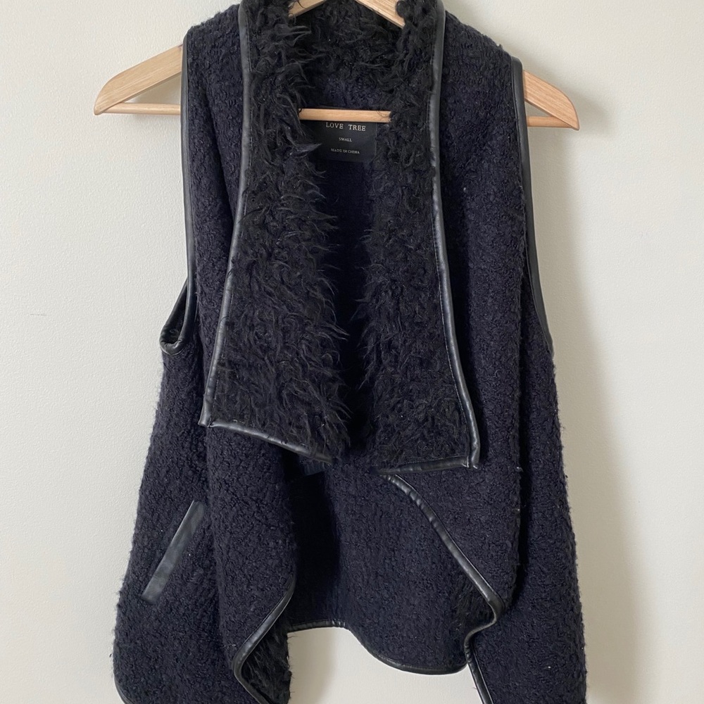 Faux Shearling Vest